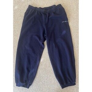 Eddie Bauer EBTEK Sweatpants Size XL Blue Fleece VTG